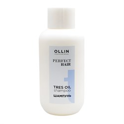 Ollin Восстанавливающий шампунь для волос / Perfect Hair Tres oil, 100 мл 25113-72649 - фото 14775867