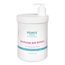 Domix Green Professional Бальзам для окрашенных волос с маслом ши, 1000 мл 17572-18791 - фото 14776085