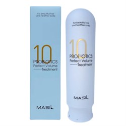 Masil Бальзам-маска для объема волос с пробиотиками / 10 Probiotics Perpect Volume Treatment, 300 мл 23166-64443 - фото 14776119