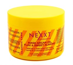 Nexxt Маска с маслом арганы,льна и сладкого миндаля, 500 мл 7149-4798 - фото 14776343