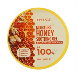 Lebelage Увлажняющий гель с медом / Moisture Honey 100% Soothing Gel, 300 мл 18377-19896 - фото 14777089