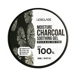 Lebelage Увлажняющий гель с углем / Moisture Charcoal 100% Soothing Gel, 300 мл 18378-19897 - фото 14777091