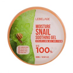 Lebelage Увлажняющий гель для лица и тела с муцином улитки / Moisture Snail 100% Soothing Gel, 300 мл 18379-19898 - фото 14777093