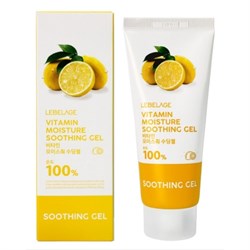 Lebelage Успокаивающий гель с витаминами / Vitamin Moisture Purity 100% Soothing Gel, 100 мл 21282-30173 - фото 14777110