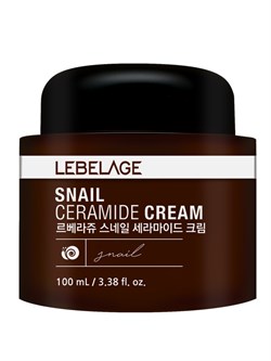 Lebelage Крем для лица с керамидами и муцином улитки / Snail Ceramide Cream, 100 мл 18365-19884 - фото 14777455