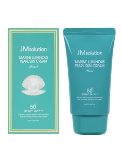 Jmsolution Увлажняющий солнцезащитный крем с жемчугом / Marine Luminous Pearl Sun Cream Pearl SPF50+/PA++++, 50 мл 24581-71303 - фото 14777755