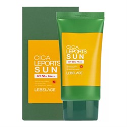 Lebelage Солнцезащитный крем для лица для активного отдыха / Cica Leports Sun Cream SPF50+ PA+++, 30 мл 24682-72345 - фото 14777790