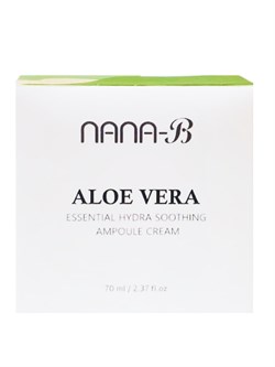Nana-B Ампульный крем для лица успокаивающий с экстрактом алоэ / Aloe Vera Essential Hydra Soothing Ampoule Cream, 70 мл 25431-76076 - фото 14777875
