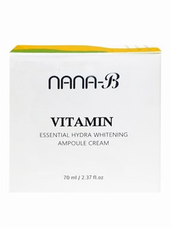 Nana-B Ампульный крем для лица осветляющий с витаминами / Vitamin Essential Hydra Whitening Ampoule Cream, 70 мл 25432-76077 - фото 14777877