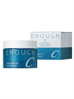 Enough Крем для лица увлажняющий с гидролизованным коллагеном / Collagen 3X Moisture Essential Cream, 50 мл 15991-16723 - фото 14777952