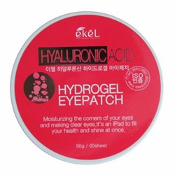 Ekel Гидрогелевые патчи для глаз с гиалуроновой кислотой / Hyaluronic Acid Hydrogel Eye Patch, 60 шт. 15389-16260 - фото 14778178