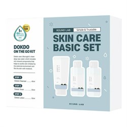 ROUND LAB Набор средств для лица с морской водой: пенка, тонер и лосьон / 1025 Dokdo On The Go Kit, 40 мл, 50 мл x 2 25791-73127 - фото 14779843