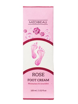 MEDIBEAU Крем для ног с экстрактом розы / Rose Foot Cream, 100 мл 25391-75858 - фото 14780775
