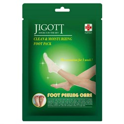 Jigott Отшелушивающие пилинг-носочки / Clean & Moisturizing Foot Pack, 1 пара 18918-21328 - фото 14781128