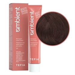 TEFIA Ambient 6.16 Перманентная крем-краска для волос / Темный блондин пепельно-махагоновый, 60 мл 22167-41559 - фото 14782108
