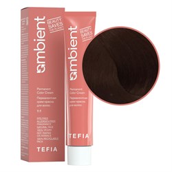 TEFIA Ambient 6.41 Перманентная крем-краска для волос / Темный блондин медно-пепельный, 60 мл 22200-41615 - фото 14782121