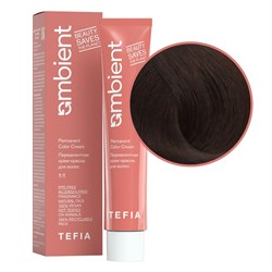 TEFIA Ambient 5.86 Перманентная крем-краска для волос / Светлый брюнет коричнево-махагоновый, 60 мл 22227-41723 - фото 14782152