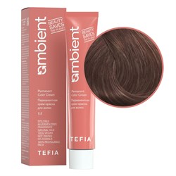 TEFIA Ambient 7.877 Перманентная крем-краска для волос / Блондин интенсивный коричнево-фиолетовый, 60 мл 22232-41777 - фото 14782175