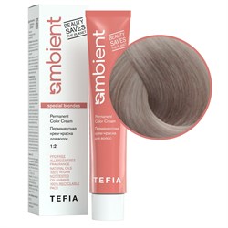 TEFIA Ambient 1017 Перманентная крем-краска для волос / Специальный блондин пепельно-фиолетовый, 60 мл 22240-41853 - фото 14782185