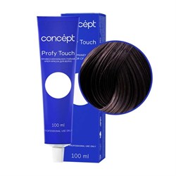 Concept Profy Touch 4.7 Профессиональный крем-краситель для волос, темно-коричневый, 100 мл 18979-21102 - фото 14782234