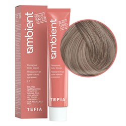 TEFIA Ambient 9.1 Перманентная крем-краска для волос / Очень светлый блондин пепельный, 60 мл 22139-41773 - фото 14782284