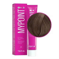 TEFIA Mypoint 7.81 Перманентная крем-краска для волос / Блондин коричнево-пепельный, 60 мл 19849-21970 - фото 14782677