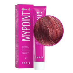 TEFIA Mypoint 5.5 Перманентная крем-краска для волос / Светлый брюнет красный, 60 мл 20095-24077 - фото 14782701
