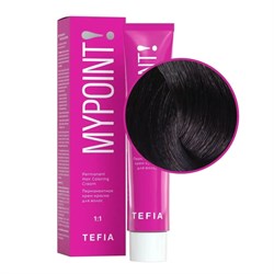 TEFIA Mypoint 5.85 Перманентная крем-краска для волос / Светлый брюнет коричнево-красный, 60 мл 20099-24081 - фото 14782702