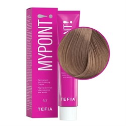 TEFIA Mypoint 8.87 Перманентная крем-краска для волос / Светлый блондин коричнево-фиолетовый, 60 мл 20125-24106 - фото 14782729
