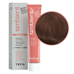 TEFIA Ambient 8.880 Перманентная крем-краска для волос / Светлый блондин интенсивный коричневый для седых волос, 60 мл 22250-41503 - фото 14782806