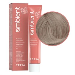 TEFIA Ambient 9.18 Перманентная крем-краска для волос / Очень светлый блондин пепельно-коричневый, 60 мл 22214-41838 - фото 14782840