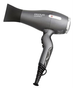 Dewal Профессиональный фен для волос / ErgoLife Compact 03-002 Grafit, серый, 2000 Вт 3665-4152 - фото 14783766