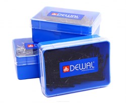 Dewal Невидимки для волос волна SLN60V-1/200, 60 мм, черный, 200 г 2031-1758 - фото 14783960