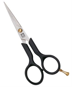 Dewal Парикмахерские ножницы прямые с микронасечками / Easy Step 2312/6, черный 2241-1900 - фото 14784881