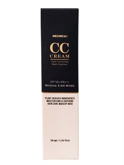 MEDIBEAU Многофункциональный CC-крем для лица / CC Cream Whitening & Anti Wrinkle SPF 50+/PA+++, 50 мл 25384-75881 - фото 14785560
