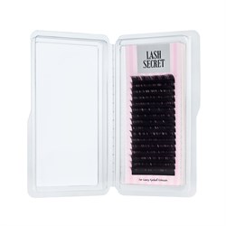 Lash Secret Ресницы для наращивания, одна длина, 16 линий, D, 0.12 мм, чёрный 10540-8146 - фото 14786414