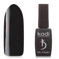 Kodi Гель-лак черный, без перламутра и блесток, плотный, 8 мл 11842-9771 - фото 14786981