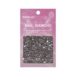 Nail Art Стразы для ногтей микс размеров, серебристый 15834-16588 - фото 14788345