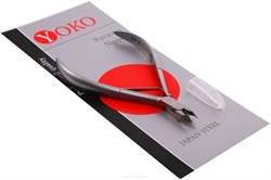 YOKO Кусачки маникюрные для кутикулы / Professional Quality SK 004, одинарная пружина, ручная заточка, 7 мм 3345-2578 - фото 14788454