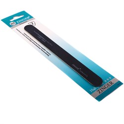 Zinger Пилка-наждак для ногтей прямая тонкая / Classic SLE-327-A, 150/240 грит, черный 2398-72846 - фото 14803529