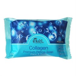 Ekel Косметическое пилинг-мыло для лица и тела с коллагеном / Collagen Peeling Soap, 150 г 20283-25460 - фото 14804348