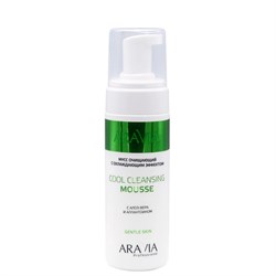 Aravia Мусс очищающий с охлаждающим эффектом с алоэ вера и аллантоином / Cool Cleansing Mousse, 160 мл 24182-65850 - фото 14804963