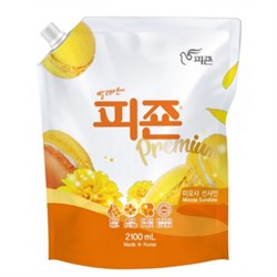 PIGEON Кондиционер для белья с ароматом мимозы / Corporation Regular Fabric Softener Yellow, 2100 мл 20712-29254 - фото 14805761