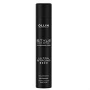Ollin Лак для волос ультрасильной фиксации без отдушки / Style Hair Spray Fragnance Free Ultra Strong, 400 мл 22591-63687