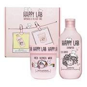 Happy Lab Набор средств для ухода за волосами / Шампунь «Увлажнение & Защита» + Маска восстанавливаюшая, 300 мл, 180 г 27725-72785