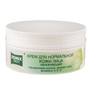 Domix Green Крем для нормальной кожи лица увлажняющий с гиалуроновой кислотой, экстрактом алоэ, витаминами A, E, D, 75 мл 11068-8810