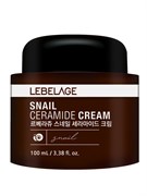Lebelage Крем для лица с керамидами и муцином улитки / Snail Ceramide Cream, 100 мл 18365-19884