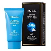 Jmsolution Охлаждающий солнцезащитный крем / Edelweiss Glacier Water Alps Moist Suncream Snow SPF50+/PA++++, 50 мл 24580-71302