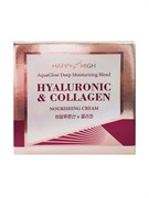 HAPPY HIGH Питательный крем для лица с гиалуроновой кислотой и коллагеном / Aqua Glow Deep Moisturizing Blend, 50 г 27847-76305