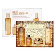 Lebelage Антивозрастной набор с витамином С / Vitamin C Pure 4 Basic Cosmetics (Toner, Emulsion, Ampoule, Cream) 21265-30159